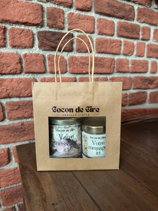 Coffret Bonne fête grand-mère Cocon de cire