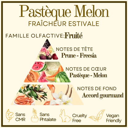 Pastèque Melon Cocon de cire