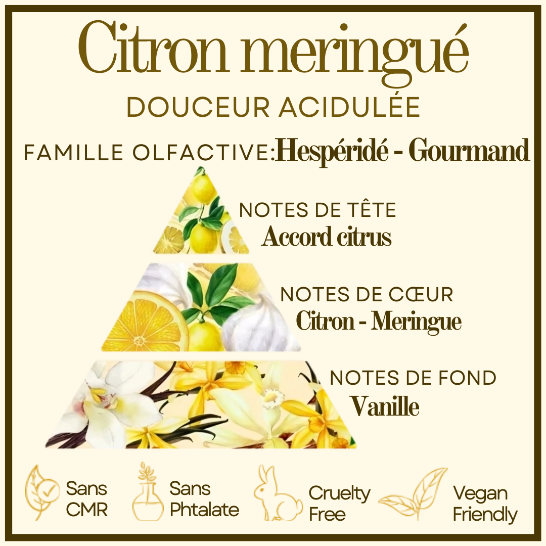 Citron Meringué Cocon de cire
