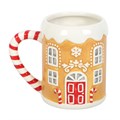 Bougie/Tasse Maison en pain d'épices Cocon de cire