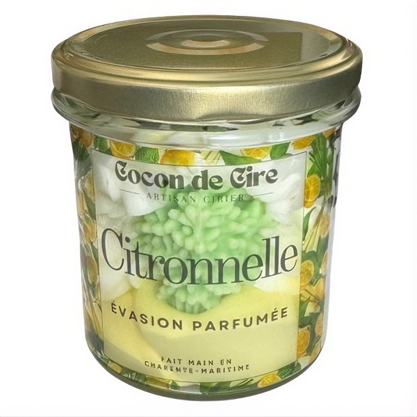 Bougie gourmande Citronnelle Cocon de cire
