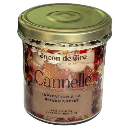 Bougie gourmande Cannelle Cocon de cire