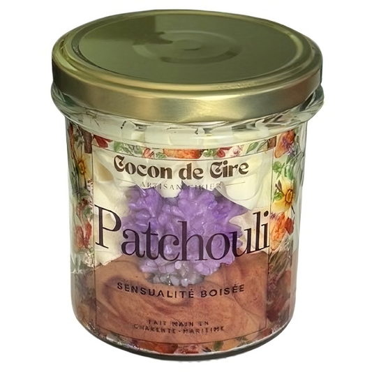 Bougie gourmande Patchouli Cocon de cire