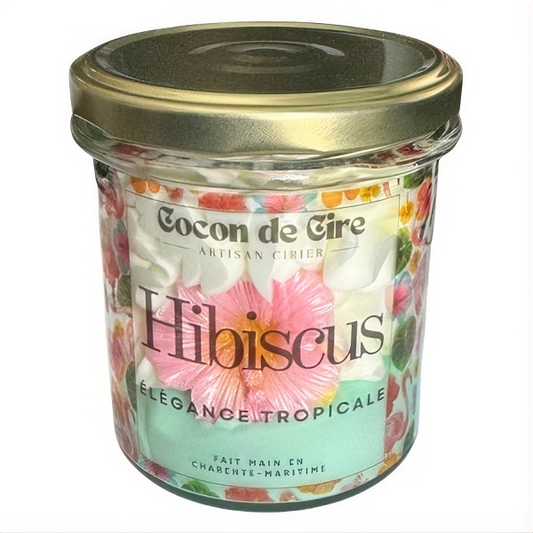 Bougie gourmande Hibiscus Cocon de cire
