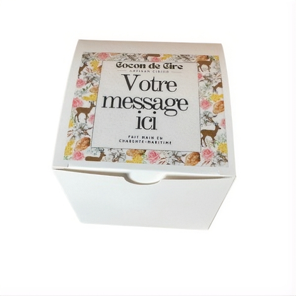 Bougie gourmande personnalisable - Spécial Fête des grand-mères Cocon de cire