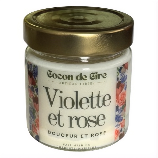 Violette et rose Cocon de cire