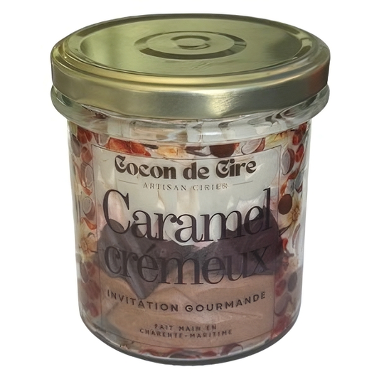 Macaron Caramel crémeux Cocon de cire