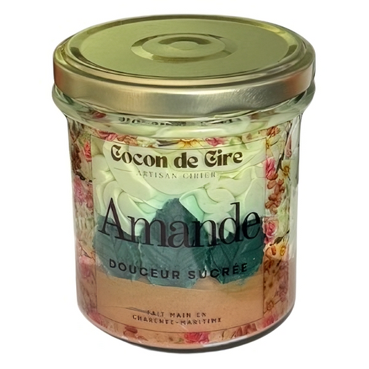 Bougie gourmande Amande Cocon de cire