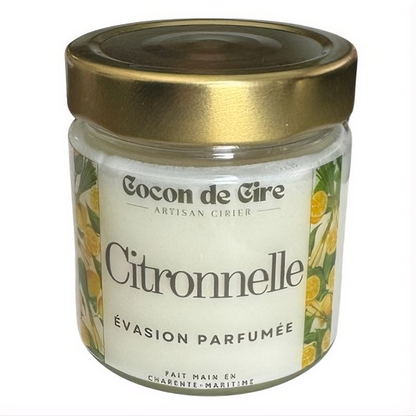 Bougie Authentique Citronnelle Cocon de cire