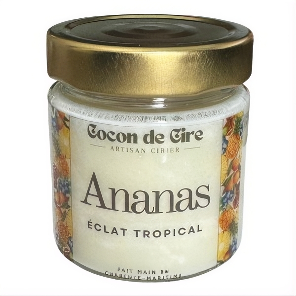 Bougie Authentique Ananas Cocon de cire