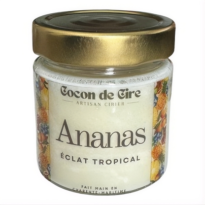 Bougie Authentique Ananas Cocon de cire