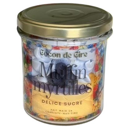 Muffin myrtilles Cocon de cire