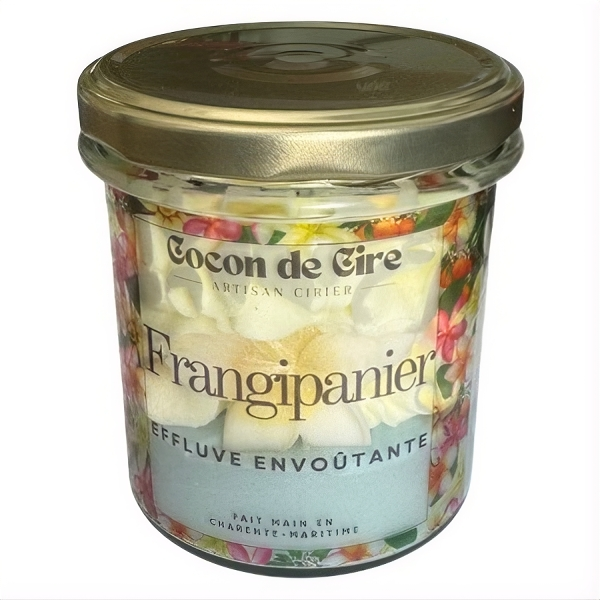 Bougie gourmande Frangipanier Cocon de cire