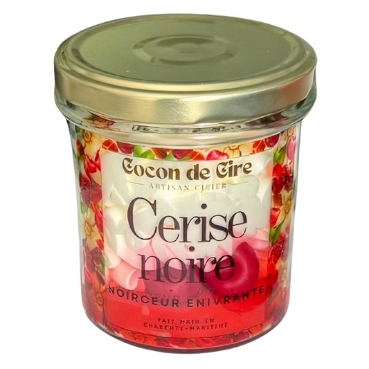 Bougie gourmande Cerise Noire Cocon de cire