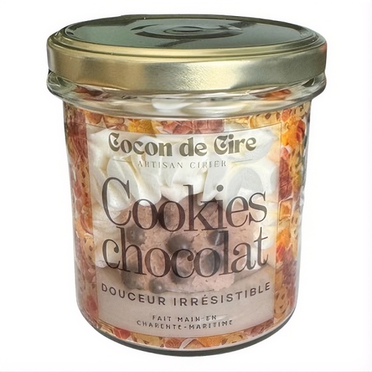 Bougie gourmande Cookies Chocolat Cocon de cire