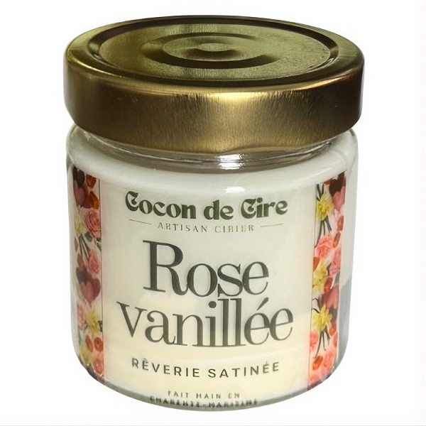 Rose vanillée Cocon de cire