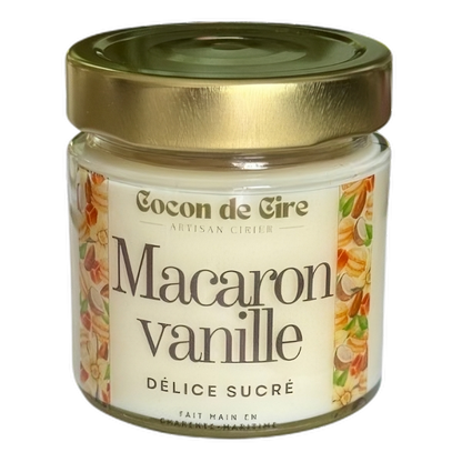 Macaron vanille Cocon de cire