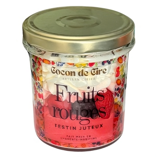 Bougie gourmande Fruits Rouges Cocon de cire