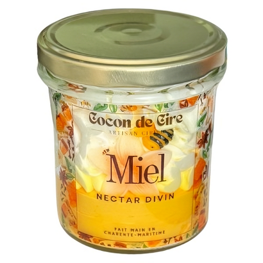 Bougie gourmande Miel Cocon de cire